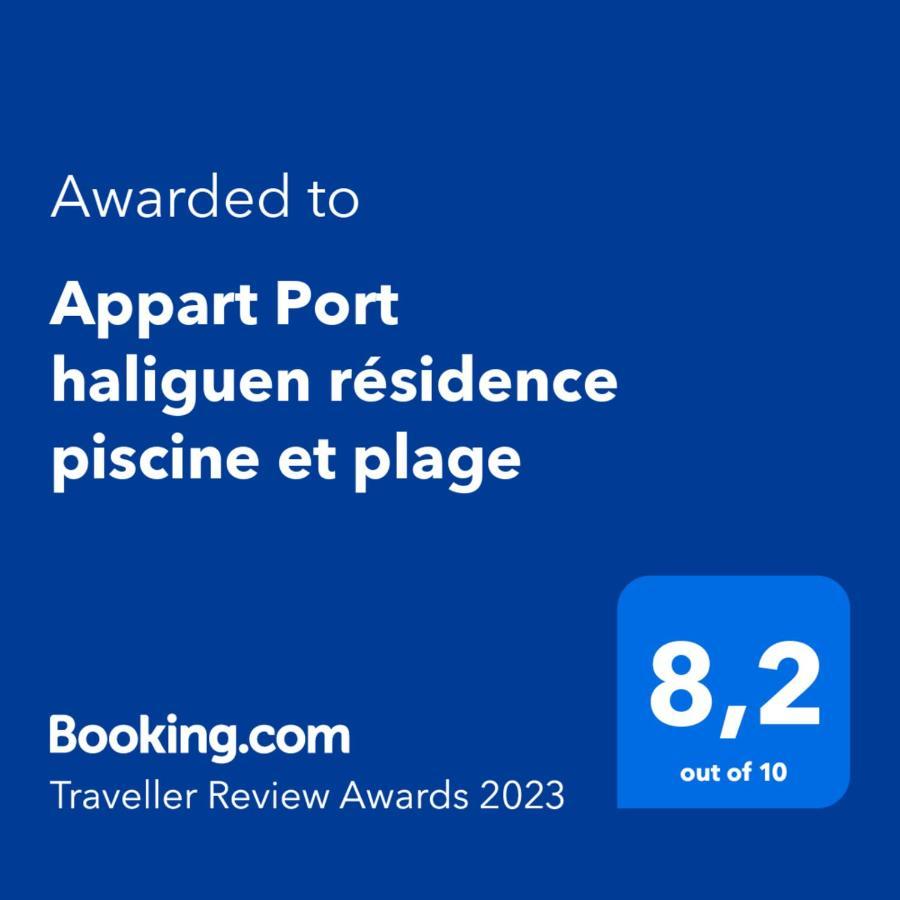 Appart Port haliguen résidence piscine et plage Quiberon Exterior foto